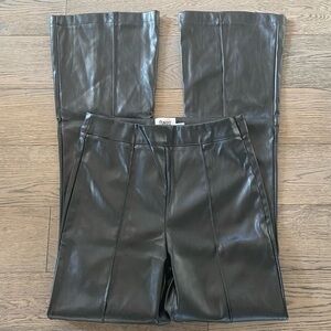 Princess Polly Braden Faux Leather Bootcut Pants